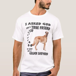 Golden Shepherd Quote Mama Vater Kostüm, deutsche T-Shirt