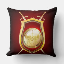 Golden Shield Pillow