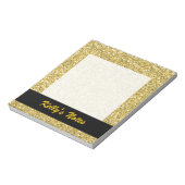 Golden Shimmer Glitzer Notizblock (Rotiert)