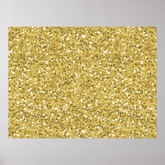 Golden Shimmer Glitzer Poster (Vorne)