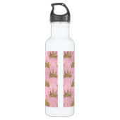 Golden Shining Crown Edelstahlflasche (Rückseite)