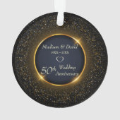 Golden Shiny Circle Ornament (Rückseite)