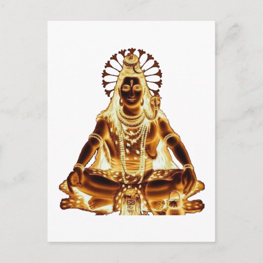 GOLDEN SHIVA POSTKARTE (Vorderseite)