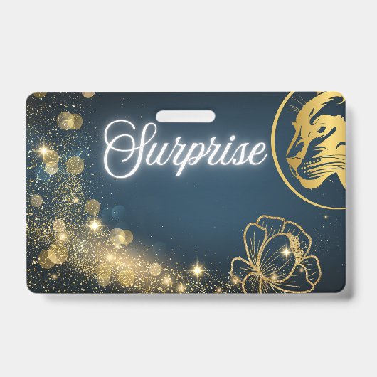 Golden Shooting Star Überraschung Ausweis (Front)