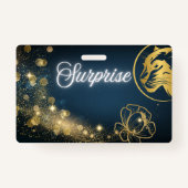 Golden Shooting Star Überraschung Ausweis (Rückseite)