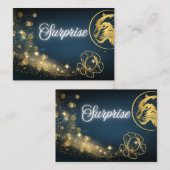 Golden Shooting Star Überraschung Visitenkarte (Vorne/Hinten)