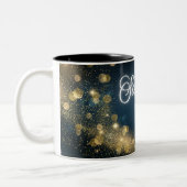 Golden Shooting Star Überraschung Zweifarbige Tasse (Links)