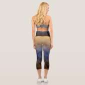 Golden Shoreline Capri Leggings (Rückseite)