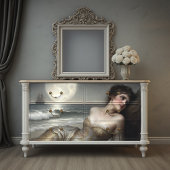 Golden Shoreline Mermaid Decoupage Seidenpapier