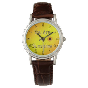 Golden Sie sind mein Sonnenschein, Ladys Wrist Wat Armbanduhr
