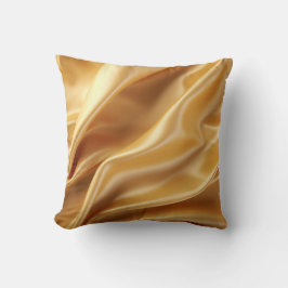 Golden Silk Elegance Pillow Kissen