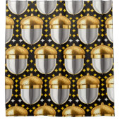 Golden & Silver Acorn Duschvorhang (Vorderseite)