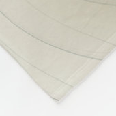 Golden Silver Blume Fantasy abstraktes Fraktal Kun Fleecedecke (Ecke)