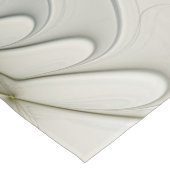 Golden Silver Blume Fantasy abstraktes Fraktal Kun Kurzer Tischläufer (Ecke)