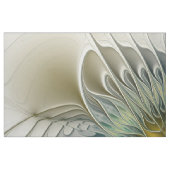 Golden Silver Blume Fantasy Abstraktes Fraktal Kun Stoff (Fat Quarter (45,7 x 55,9 cm))
