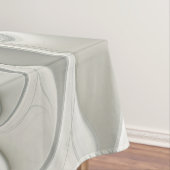 Golden Silver Blume Fantasy abstraktes Fraktal Kun Tischdecke (Beispiel)