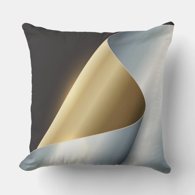 Golden Silver Decorative Kissen (Vorderseite)