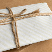 Golden Simple Stripe Muster Whimsical Geschenkpapier
