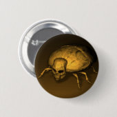 Golden Skull Bug Button (Vorne & Hinten)