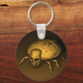 Golden Skull Bug Schlüsselanhänger (Vorderseite)