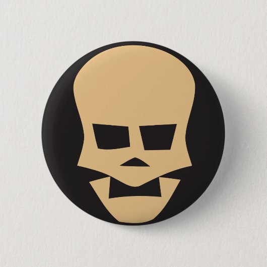Golden skull button (Vorderseite)
