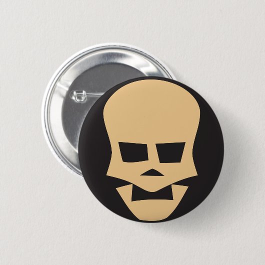 Golden skull button (Vorne & Hinten)