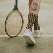 Golden Skull Cool Luxury Black Gothic Halloween Socken