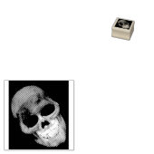 Golden Skull Halloween-Party Gummistempel (Stempel)