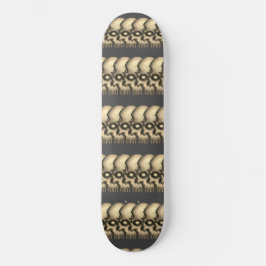 Golden Skulls Skateboard