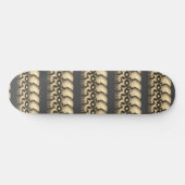 Golden Skulls Skateboard (Horizontal)