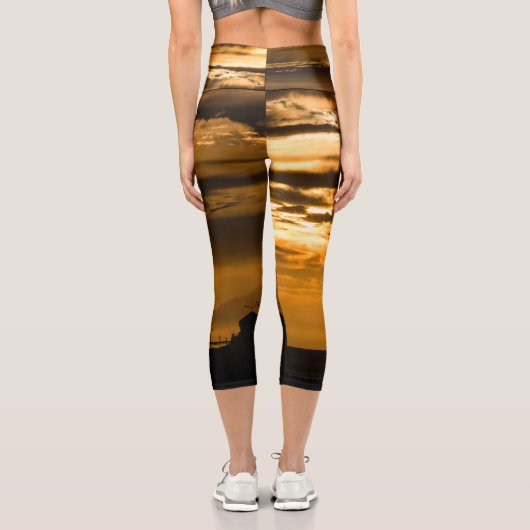 Golden Sky Capri Leggings (Rückseite)