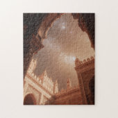 Golden Sky Courtyard - Starlit Serenity Puzzle (Vertikal)