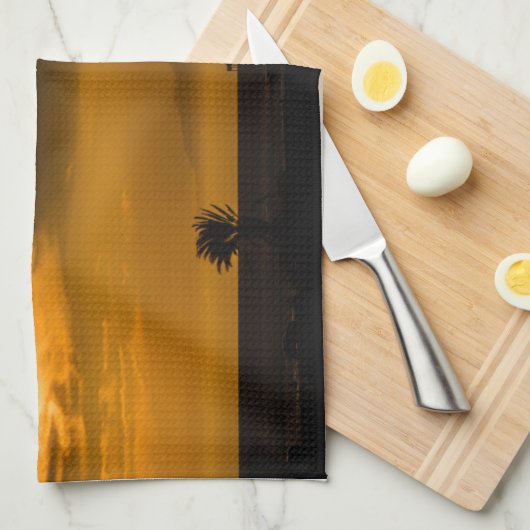 Golden Sky Geschirrtuch (Viertel Falte)