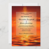 Golden Sky Sea Goldene Hochzeit von Sunset Orange (Vorderseite)