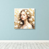 Golden Slumber Leinwanddruck (Insitu (Holzboden))