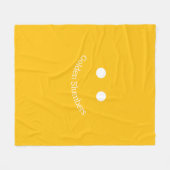 "Golden Slumbers" Fleece Blanket (Vorderseite (Horizontal))