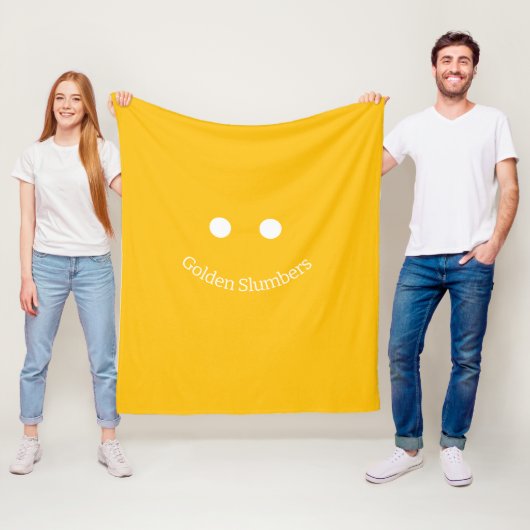 "Golden Slumbers"-Fleece-Decke Fleecedecke (Beispiel)