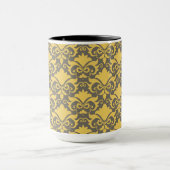 Golden Smoke Damask Bows Tasse (Zentrum)