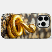 Golden Snake Scale Case-Mate iPhone Hülle (Rückseite (Horizontal))