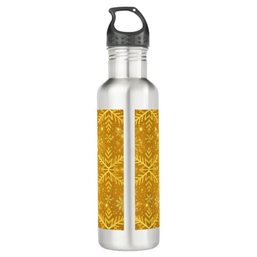 Golden Snow Edelstahlflasche (Rückseite)