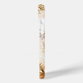 Golden Snowflake Bliss Phone Case (Rückseite / Links)