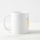 Golden Snowflake Monogram Festival Kaffeetasse (Links)