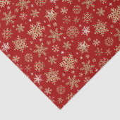 Golden Snowflakes Christmas Seidenpapier (Ausschnitt)