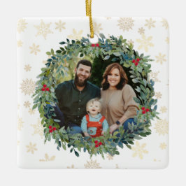 Golden Snowflakes Ornament