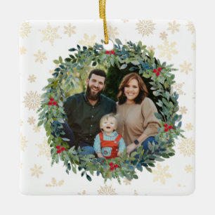 Golden Snowflakes Ornament