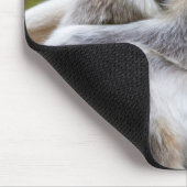 Golden Snub Nosed Monkey mit Baby Mousepad (Ecke)