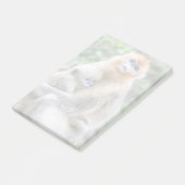 Golden Snub Nosed Monkey mit Baby Post-it Klebezettel (angewinkelt)