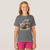 Golden Snub-nosed Monkey Vater mit Baby T-Shirt (Vorne ganz)