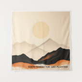 Golden Solitude Wandteppich (Vorderseite)