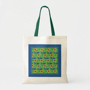 Golden Sonnenblumen Tote Tasche